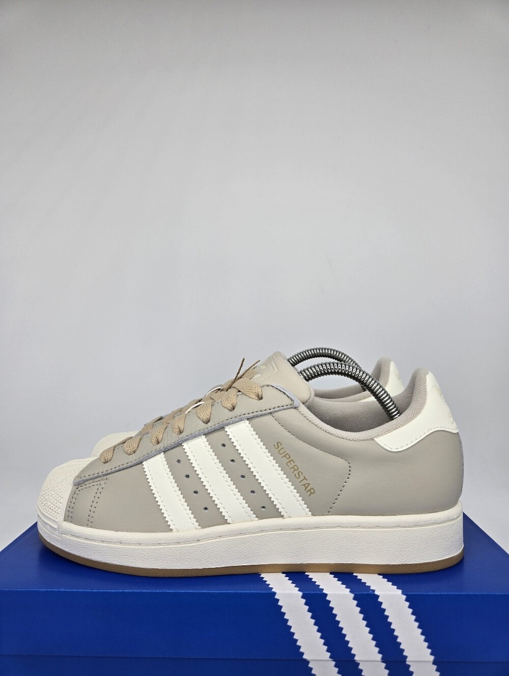 adidas Women's Superstar II Beige Off White Shoes Size 8